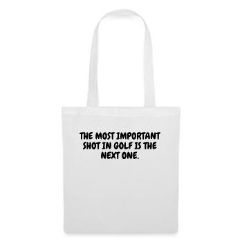 Golf - Sport - Golfer - Club - Green - Game - Play - Sac en tissu - blanc - Devant