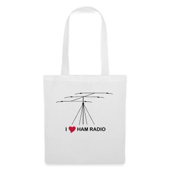 ham_radio - Stoffbeutel - Weiß - Vorne