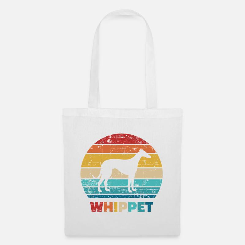 Whippet - Sac en tissu - blanc