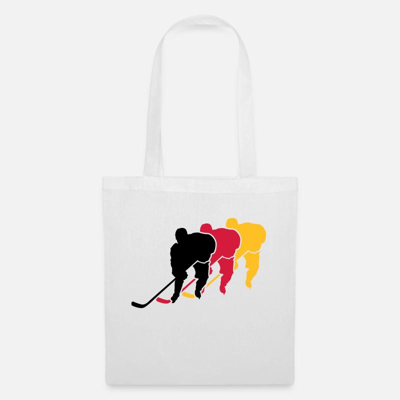 Eishockey - Stoffbeutel - Weiß