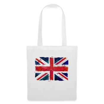 Union Jack - UK Flag - Stoffbeutel - Weiß - Vorne
