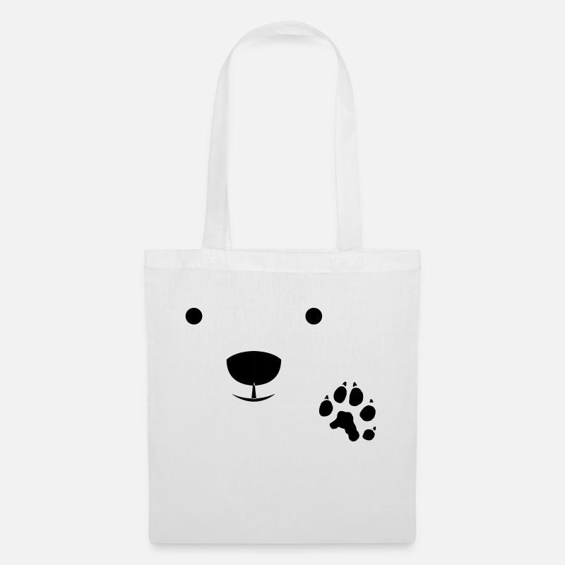 Polar Bear - Stoffbeutel - Weiß
