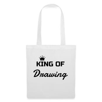 Zeichnung / Zeichner / Drawing / Drawer - Stoffbeutel - Weiß - Vorne