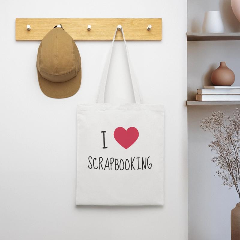 Scrapbooking / Scraper / Scrapeuse / Scrapeur Sac en tissu
