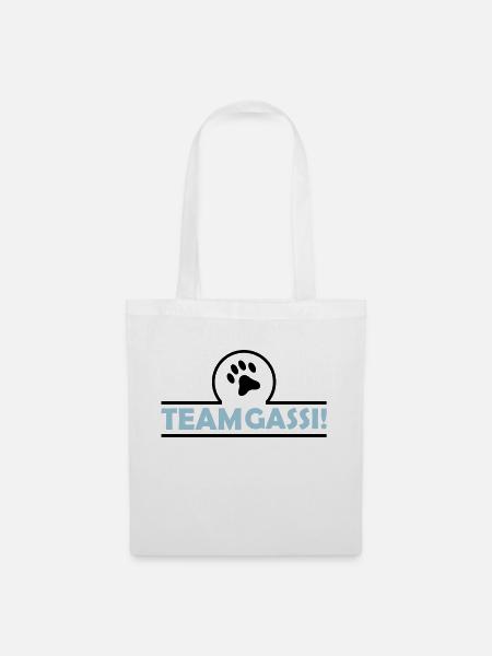 team_gassi_002 - Stoffbeutel - Weiß