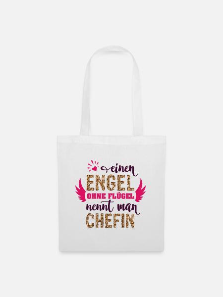 liebste beste Chefin Spruch Vorgesetzte Geschenk - Stoffbeutel - Weiß