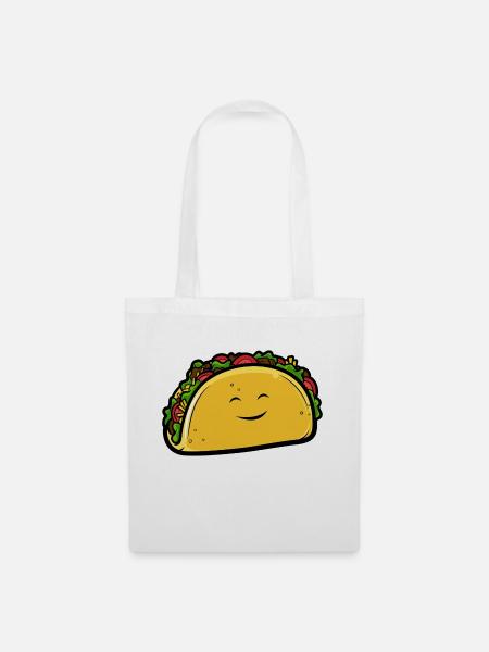 Taco - Stoffbeutel - Weiß