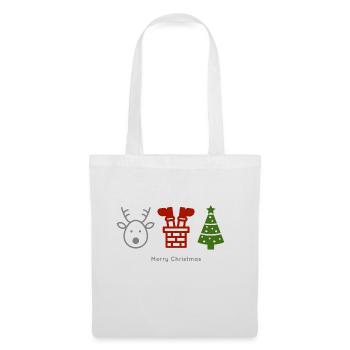 Noël - Ma chemise femme homme préférée - Sac en tissu - blanc - Devant