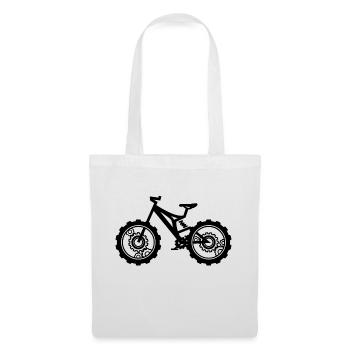 Bicycle - gears - engineer - mechanic - Tote Bag - white - Front