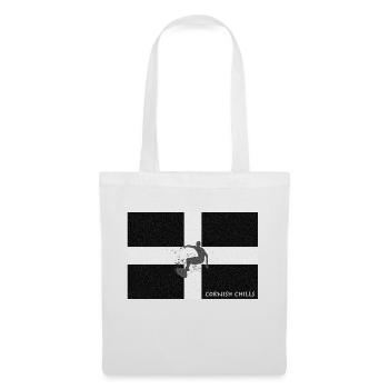 Cornwall - Cornish Shills Surfer - Tote Bag - white - Front