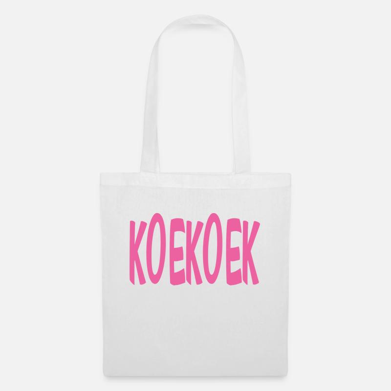 Kuckuck rosa/rosa - Stoffbeutel - Weiß