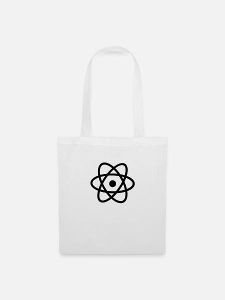 Physik Atom - Stoffbeutel - Weiß