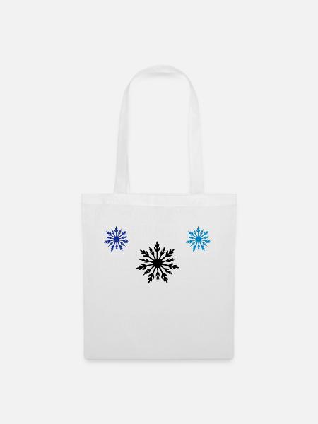 sterne frost - Stoffbeutel - Weiß
