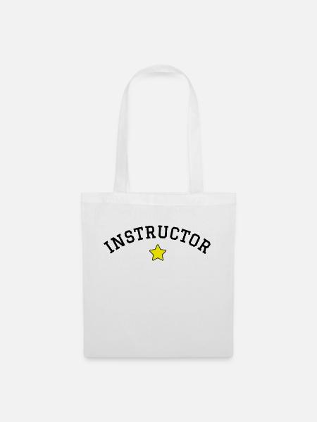 Instructor - Stoffbeutel - Weiß