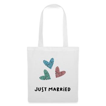 JUST MARRIED. LONG LIVE THE MARYS. VALENTINE'S DAY - Tote Bag - white - Front
