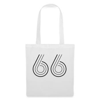 66 - Stoffbeutel - Weiß - Vorne
