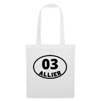 allier - Sac en tissu - blanc - Devant