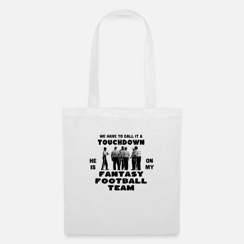 Das ist ein Touchdown American Football Geschenk - Stoffbeutel - Weiß