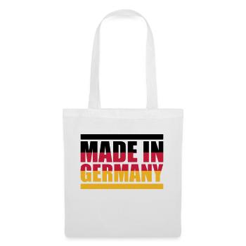 Made in Germany - Stoffbeutel - Weiß - Vorne