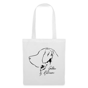 GOLDEN RETRIEVER Profil Chiens Wilsigns - Sac en tissu - blanc - Devant