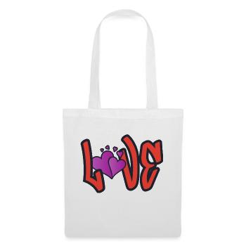 SGN 07 22 2022 1658476405841Love - Stoffbeutel - Weiß - Vorne