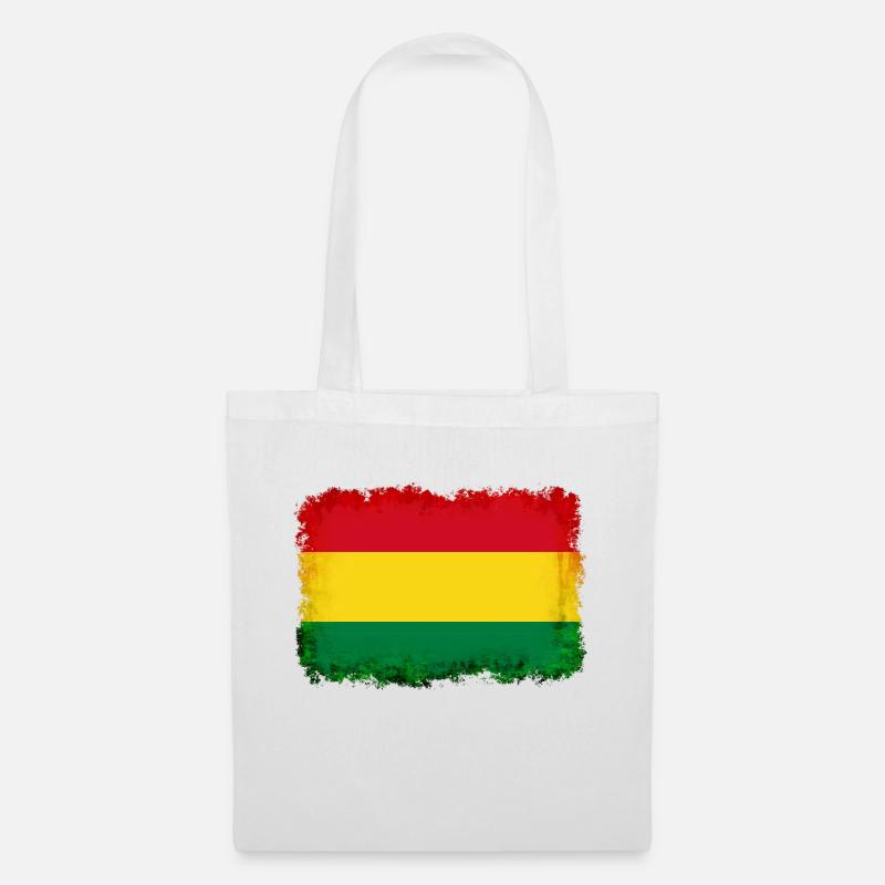 Bolivien - Stoffbeutel - Weiß