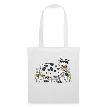 Cow - Tote Bag - white - Front