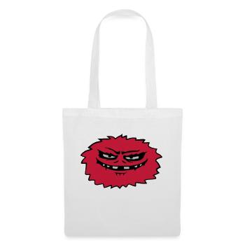 Bande dessinée Hairy Evil Monster - Sac en tissu - blanc - Devant