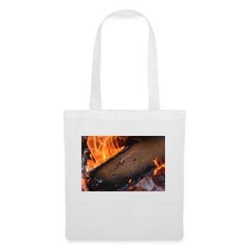 Wood on fire - Tote Bag - white - Front