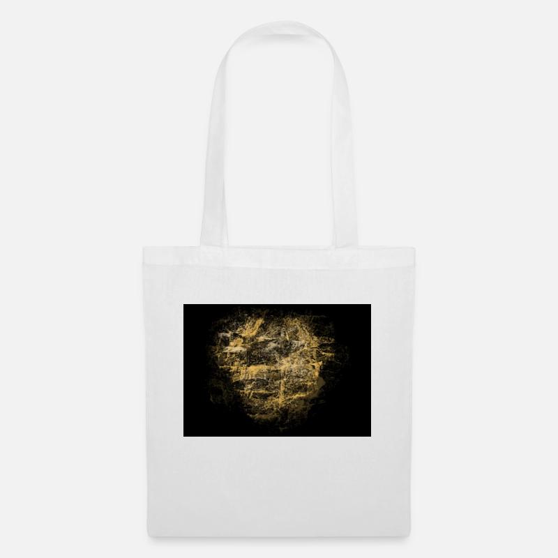 Black & Gold - Stoffbeutel - Weiß
