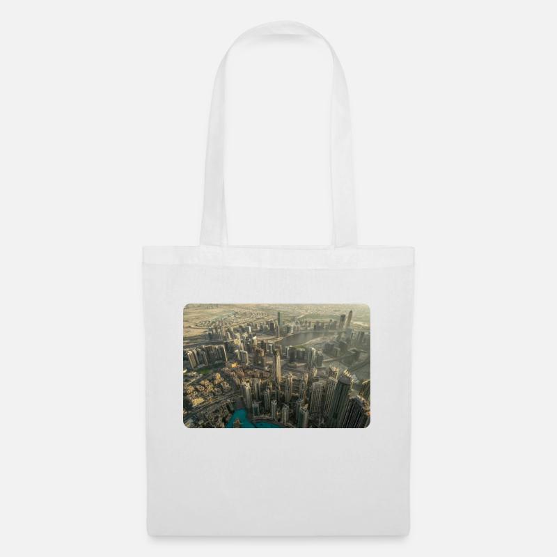 Dubai Skyline - Stoffbeutel - Weiß
