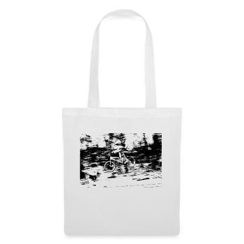 bmx race racing vtt motocross - Sac en tissu - blanc - Devant