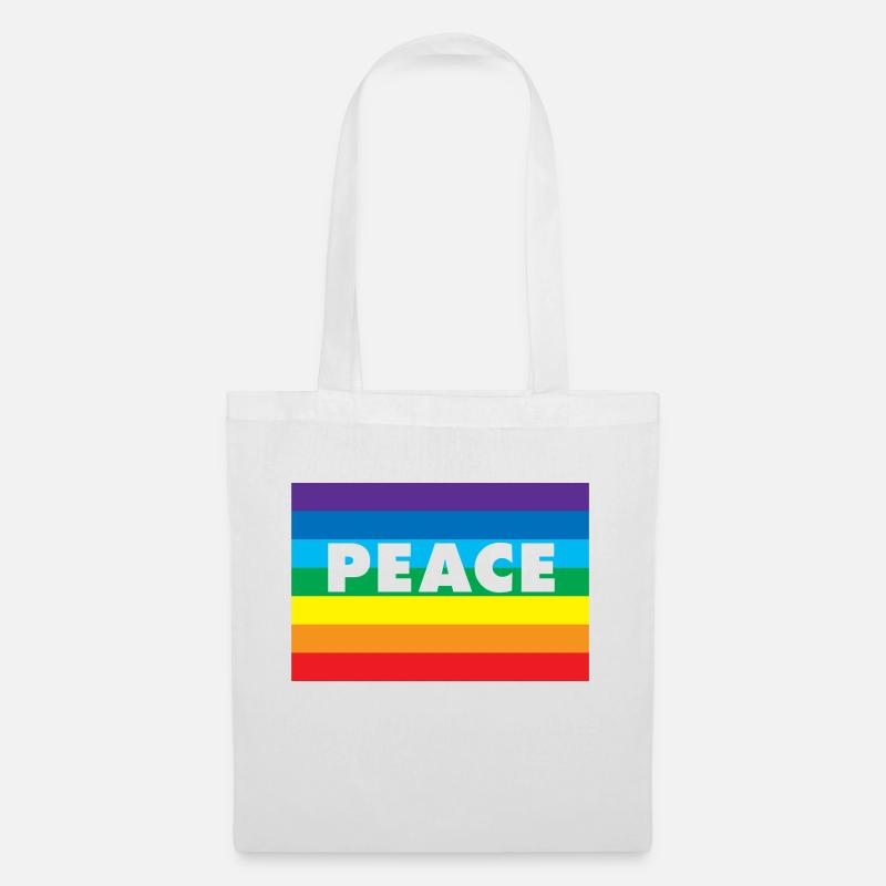 PEACE Ukraine - Stoffbeutel - Weiß