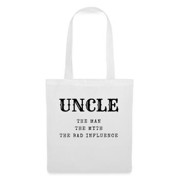 Uncle the Man Mythos Der schlechte Einfluss - Stoffbeutel - Weiß - Vorne