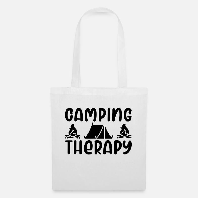 3 Thérapie de camping - Sac en tissu - blanc