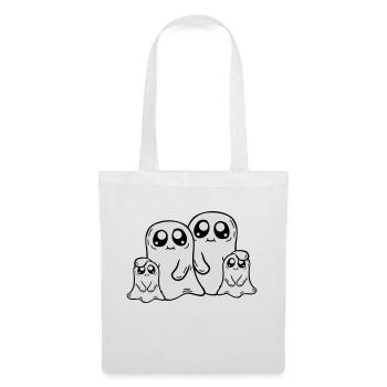 Parents Enfants Fantômes Famille - Sac en tissu - blanc - Devant