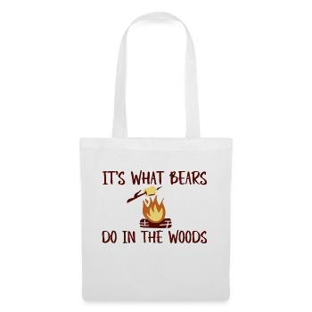 It's What Bears Do In The Woods 2 - Tote Bag - white - Front