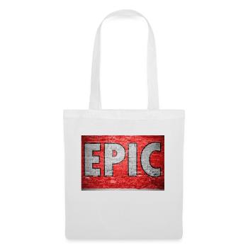 Epic Brick Wall Graffiti - Tote Bag - white - Front