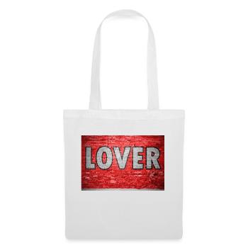 Lover Brick Wall Graffiti - Tote Bag - white - Front
