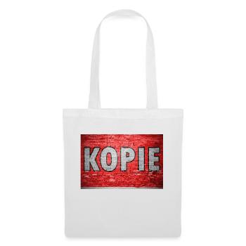 Kopie Ziegelsteinmauer Graffiti - Stoffbeutel - Weiß - Vorne