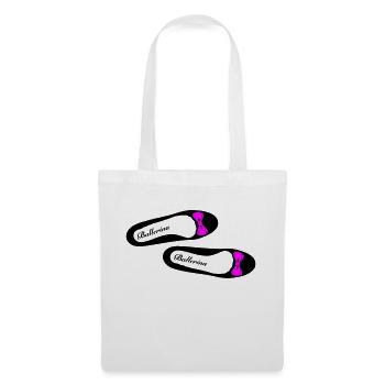 Ballerine 2 - Sac en tissu - blanc - Devant