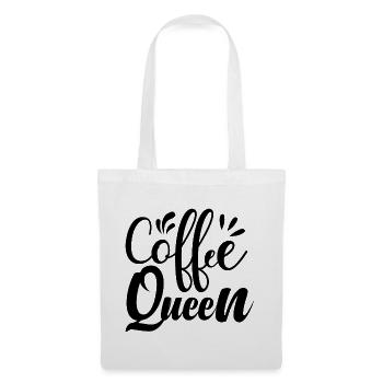 Reine du café - Sac en tissu - blanc - Devant