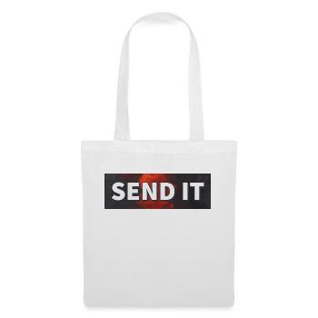 SEND IT Boxlogo - Stoffbeutel - Weiß - Vorne