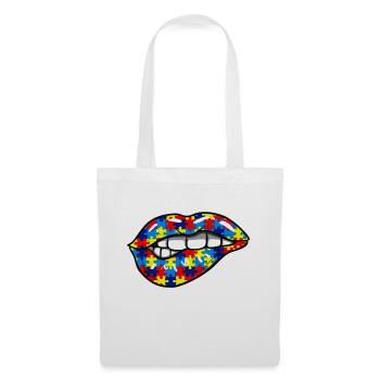Color lips - Tote Bag - white - Front