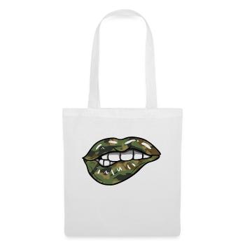 Military lips - Tote Bag - white - Front