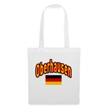 Oberhausen drapeau de l’Allemagne - Sac en tissu - blanc - Devant