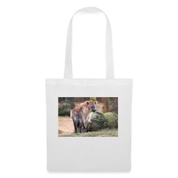 hyena or hyaena or harpy (in german Hyäne) Hyaenid - Tote Bag - white - Front