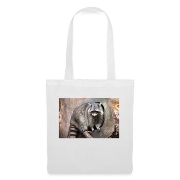 North American racoon (in german Waschbär) - Tote Bag - white - Front