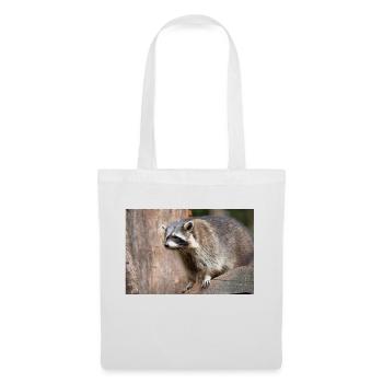 North American racoon (in german Waschbär) - Tote Bag - white - Front