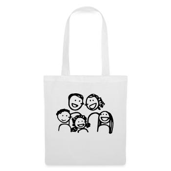 Family love 9 - Sac en tissu - blanc - Devant